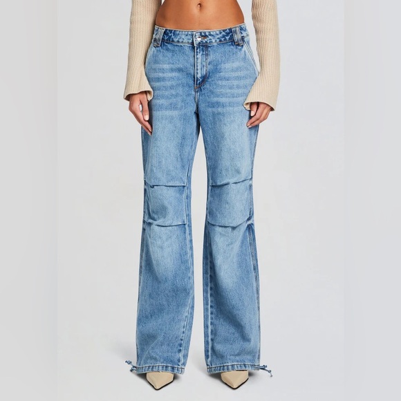$330 Retrofête CASEY DENIM PANT Jeans size 27 - Picture 2 of 5